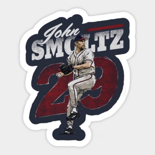 John Smoltz Atlanta Retro Sticker